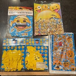 Emoji Birthday Party Pack Supply Bundle